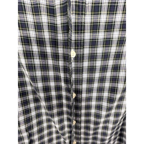 Ralph Lauren Mens Classic Fit Plaid Button-Down Shirt XXL Back Yoke Pleat Collar - Picture 3 of 7